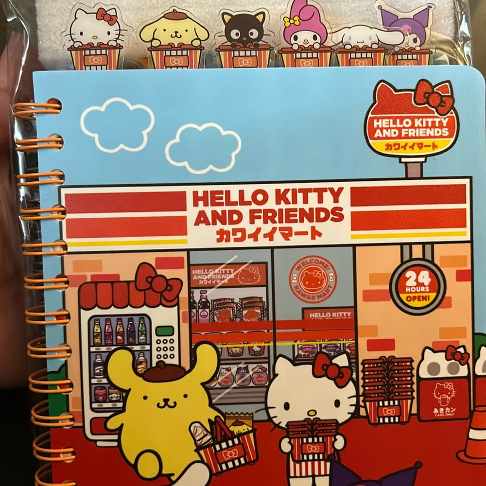 Sanrio Hello Kitty and Friends Kawaii Mart Figural Tab Journal